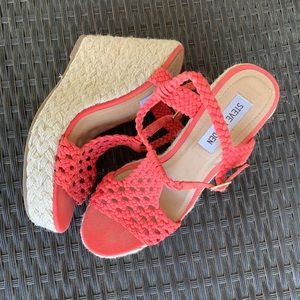 Steve Madden Espadrille Wedges Size 8